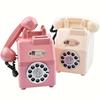 Large Capacity Retro Telephone Penny Bank | Creative Retro Plastic Production, Desktop Decoration Gift | Suitable for Festivals and Birthday Gifts