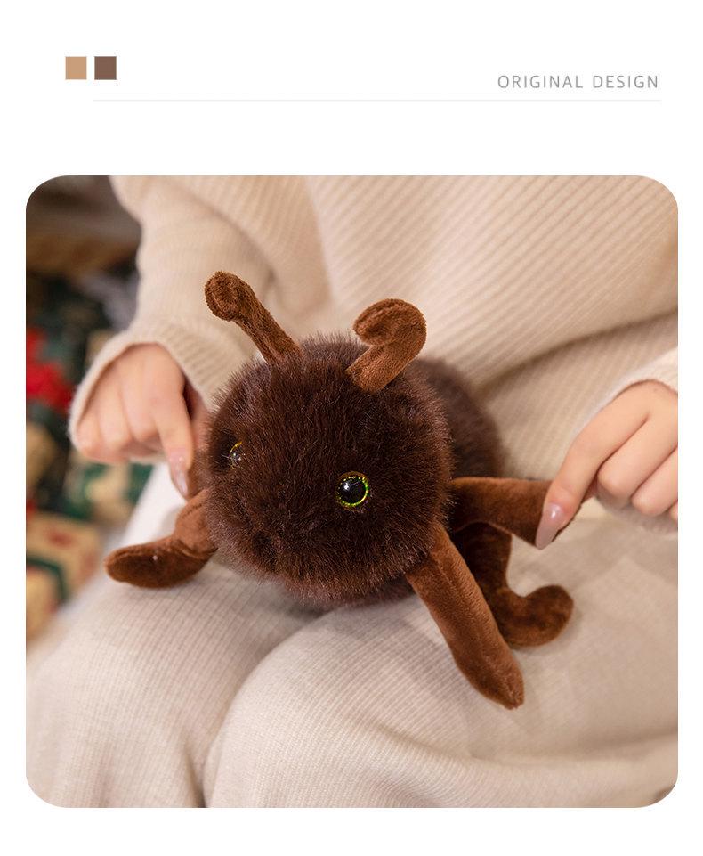 Creative Long Plush Heart Hippo Toy with Big Belly