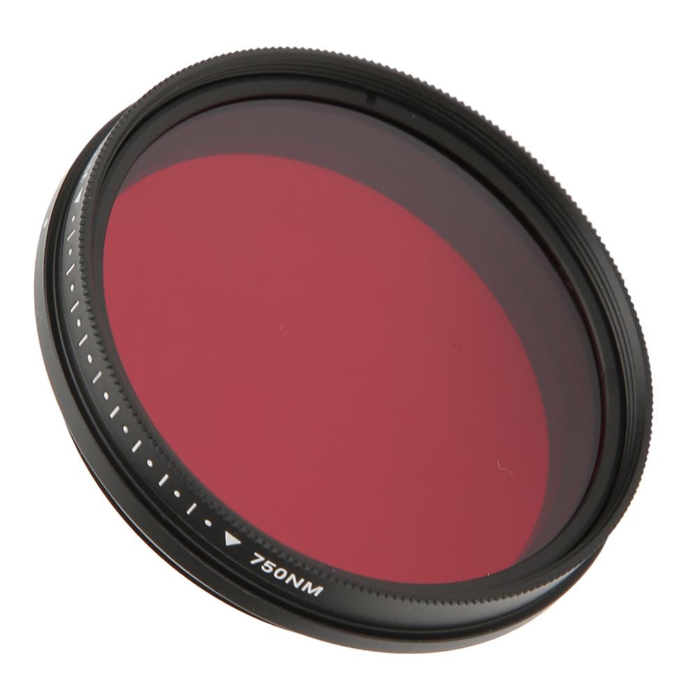 Nastavitelný infračervený filtr FOTGA, praktický integrovaný pro tvorbu infračervené fotografie, 52 mm
