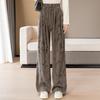 Women's New Chinese Style Draped High-Waist Wide-Leg Pants
