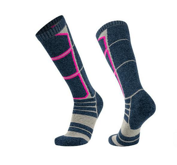 Adult Merino Wool Ski Socks: Thick, Long, Warm, and Sweat-Absorbent for Outdoor Sports and Mountaineering