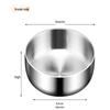 ZISIZ 316 Stainless Steel Frying Pan
