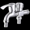 Dual-Outlet Brass Washing Machine Faucet