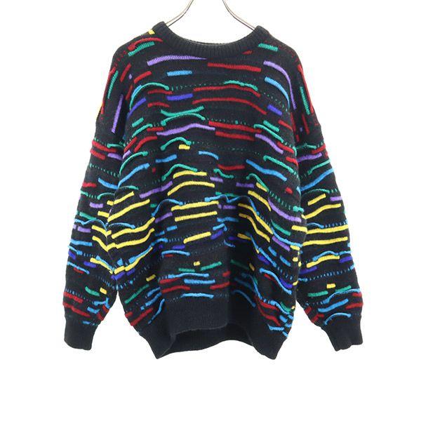 COOGI 90s Old 3D Overall handle Long sleeve wool sweater M knit Men's Used