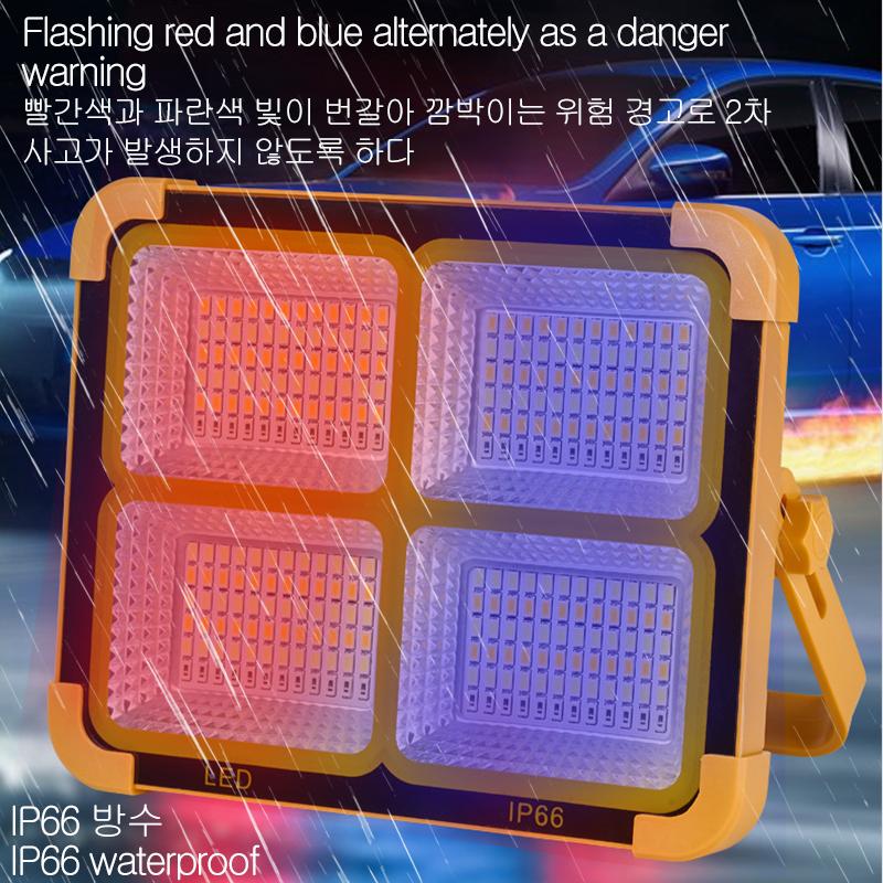 Solar Camping Lantern Portable Camping Light Rechargeable Flashlight LED Tent Light Emergency Lighting Waterproof Searchlight