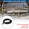 Hihaha Silicone Vacuum Tube Hose for Automobile Vacuum Line High Temperature 5.5ft 1/2" 12mm Inner Diameter 3.5mm Thickness 1pc Black