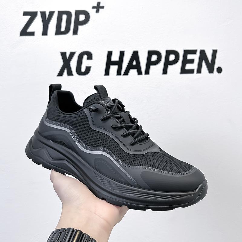 

2025 новые модные и трендовые мужские универсальные кроссовки для бега с мягкой подошвой, дышащие, повседневные спортивные кроссовки 98816-A 44 чёрный