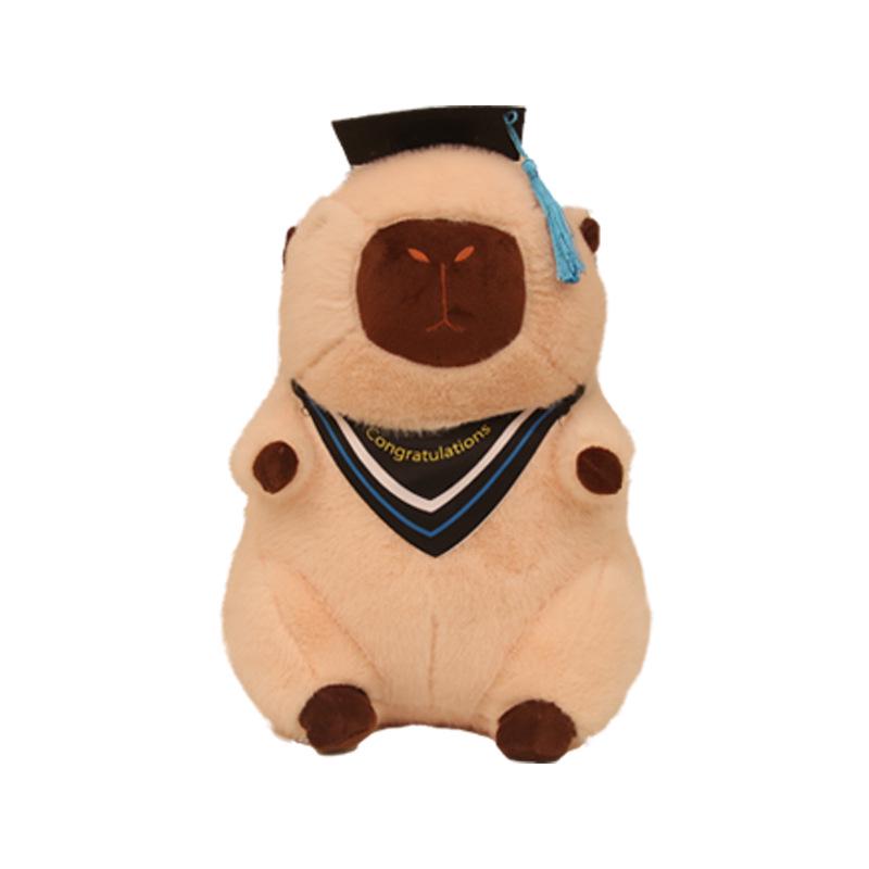 Capybara Doctor Plush Toy - Graduation Souvenir Gift
