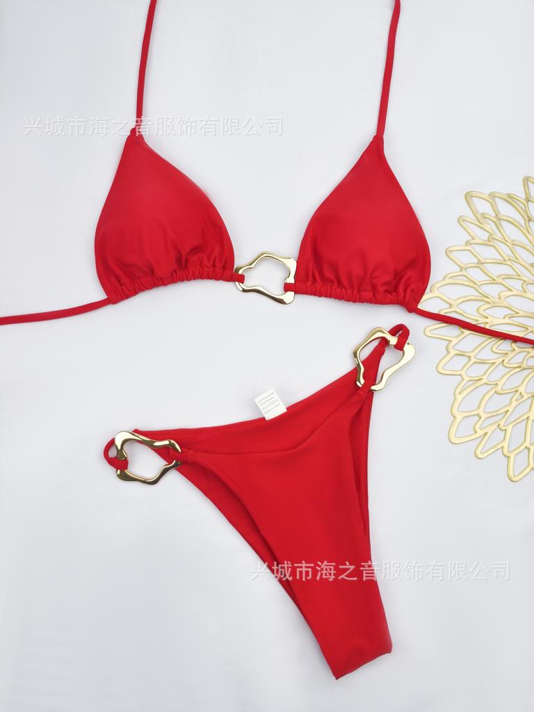 New kini bikini sexy straps split suit swimsuit women's bikini swimsuit