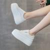 Fashion Dermis Explosive Pink Single Shoes Women 2025 New Small White Shoes Women All Fashion Thick Sole 8 Cm Trend Ins Simplejavascript