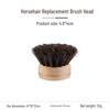 Eco-Friendly Natural Sisal Pot Brush with Soft Coconut & Horsehair Bristles - Replaceable Head for Non-Stick Pans