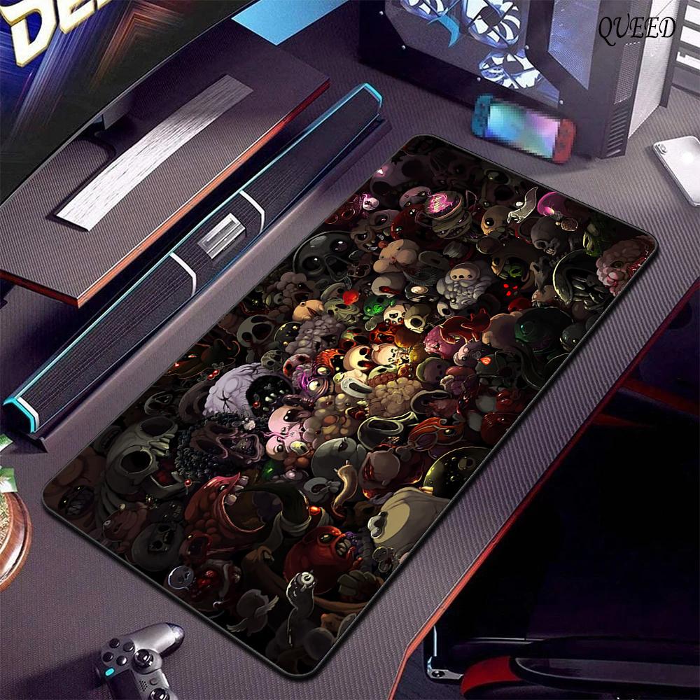 HD Print Rubber Non-slip Playmat Laptop Office Desk Mat Xxl Gaming Keyboard Mouse Pad The Binding Of Isaac Mausepads Accessories