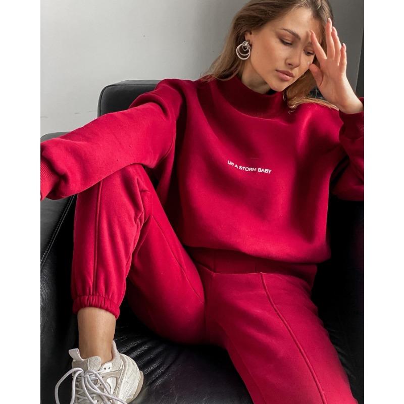 New Casual Suit Long-sleeved Women's Printed Hoodie Suit Two-piece Set of Trousers Pullover Sweatpants Two-piece Set
