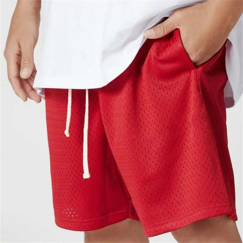 Herren Leichte Mesh Atmungsaktive Trainings Kühl Fühlende Shorts Sommer Sport Laufen Hosen