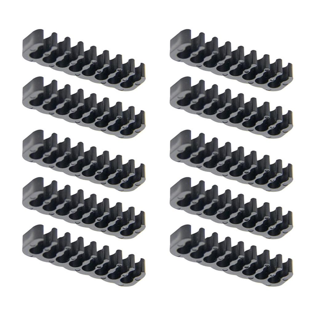10pcs Cable Comb Clamp Cable Clip Organizers Computer Cable Management Comb For Organizing PSU Cable Convenient To Use