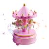 Carousel Music Box 4Horse Rotating Baby Musical Toy Christmas Gifts Birthday Presents for Girls
