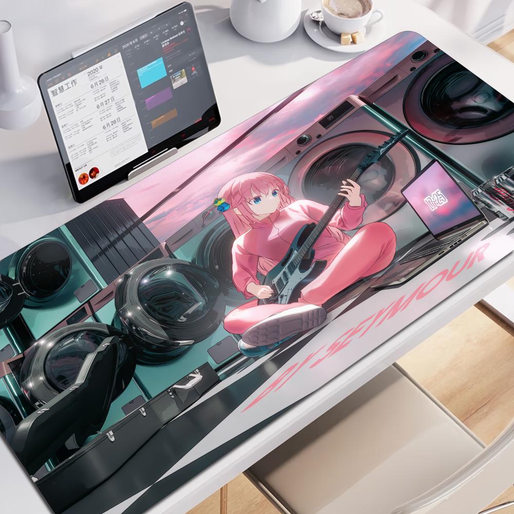 Anime BBocchi the RRockS Mouse Pad Nonslip Rubber Gamer Balance Computer Mat Decoracion Deskmat Laptop Office Large