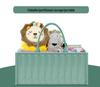 Multi-functional Large Capacity Foldable Cotton Diaper Bag for Moms