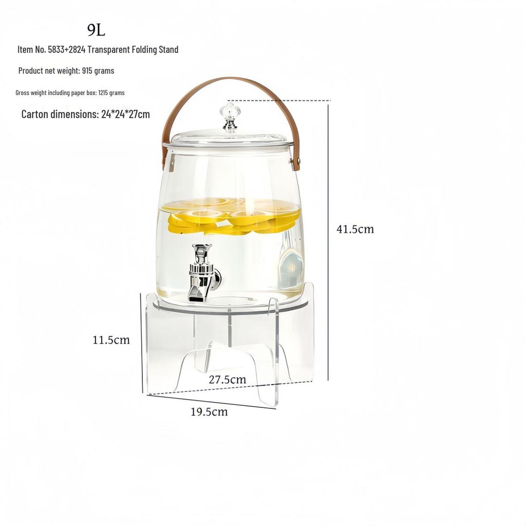 Large Capacity Cold Water Kettle and Spout Drinkware Set for Home and Camping