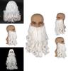 Santa Claus Beard And Wig Set Perfect Finishing Touch To Your Costume