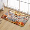 Fall Pumpkins Maple Leaf Autumn Harvest Thanksgiving Carpet Mat Rug Non Slip Home Decor for Bathroom Bedroom Kitchen Bathtub