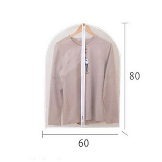 Translucent Garment Covers for Coats, Dresses, and Jackets - Storage Bag Set