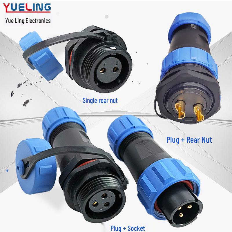 Yue Ling SP13 Aviation Plug Female Socket IP68 Waterproof Connector