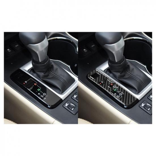 Carbon Fiber Gear Shift Panel Side Button Frame Cover For Highlander 2015-2018