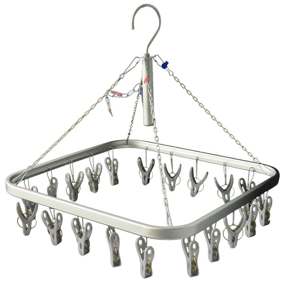 

Aisen Lightweight Aluminum Corner Hangers (20 pieces, with clips) LK601, Size 2 x 40 x 42cm