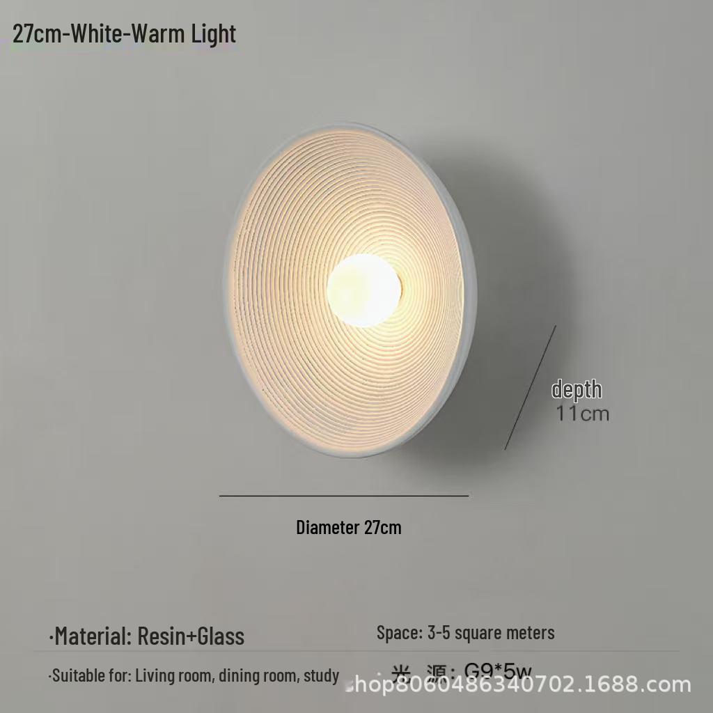 Wabi-Sabi Nordic Minimalist Wall Lamp for Living Room