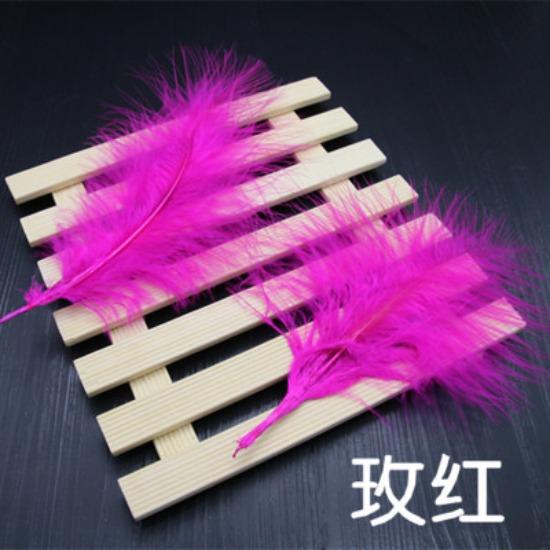 50Pcs Feather Perennial Diy Color Full-Fleece Feather Turkey Feather Jewelry Accessories Materials From 50 Pieces