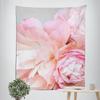 Pink Flower Bouquet Decorative Tapestry Home Wall Decor Office Living Room Tapestry