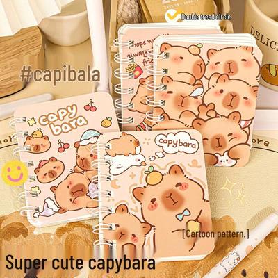 Capybara Pocket Notebook: Mini Portable Lined Notepad for Students