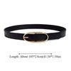 Ins Style Designer Women's Belt Luxury Red Black Coffee Y2k Waist Belt PU Leather Casual Dress Jeans Belt Spicy Girls