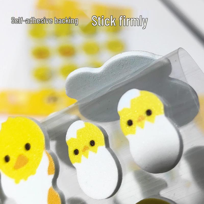 Rainbow Smiley Face 3D EVA Stickers - DIY Holiday Decor & Kids' Rewards