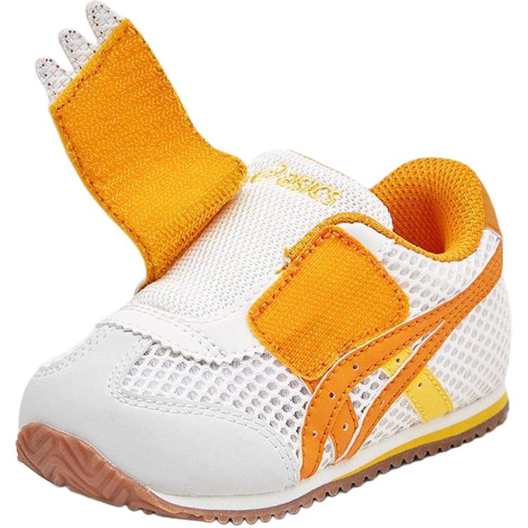 Asics Cotla Comfortable Lightweight Growth Protection Shoes Baby Sneakers White Orange 1144A426-100