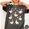 Vintage Goose Shirt, Funny Goose Tshirt, Oversized Shirt, Aesthetic Graphic Retro Vintage T Shirt, Trendy Cute Geese Tee