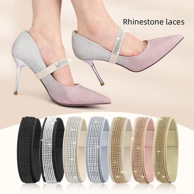 Ferse Anti-Fall-Absatzschuhe Elastische feste Schnürsenkel