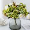 Artificial Flowers Silk Peony Rose Valentine's Home Room Outdoor Yard Garden Wreath Wedding Bridal Bouquet DIY Gifts Prop Decora