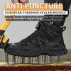 Rotating button Men Safety shoes Non-slip Work Boots Steel toe shoes Puncture-Proof Security Boots Protection Shoes Men Boots