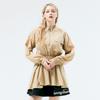 Henry Stuart Women'S Flare Anorak Zip-Up Jumper Beige