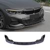 Front Bumper Lip Spoiler Splitter Diffuser Body Kit Tuning ABS Canard Lip Protector Cover For BMW 3 Series G20 G21 G28 2019-2022