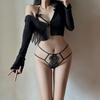 Sexy Thong Women Embroidery Perspective Low Waist Erotic Panties Underwear Ladies Briefs Lingere Panty Underware Erotic Lingerie
