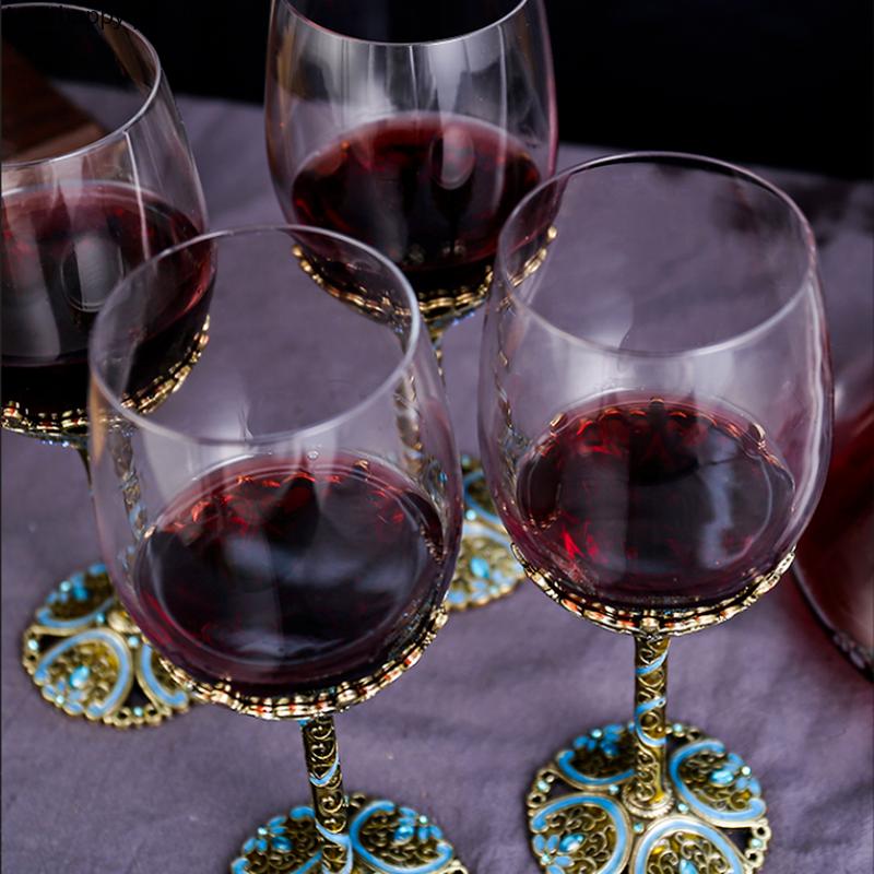 Crystal Glass Red Wine Glass Wine Dispenser Goblet Wine Glass Set Gift Box Gift Flagon Champagne Glasses Cocktail Glasses Gift