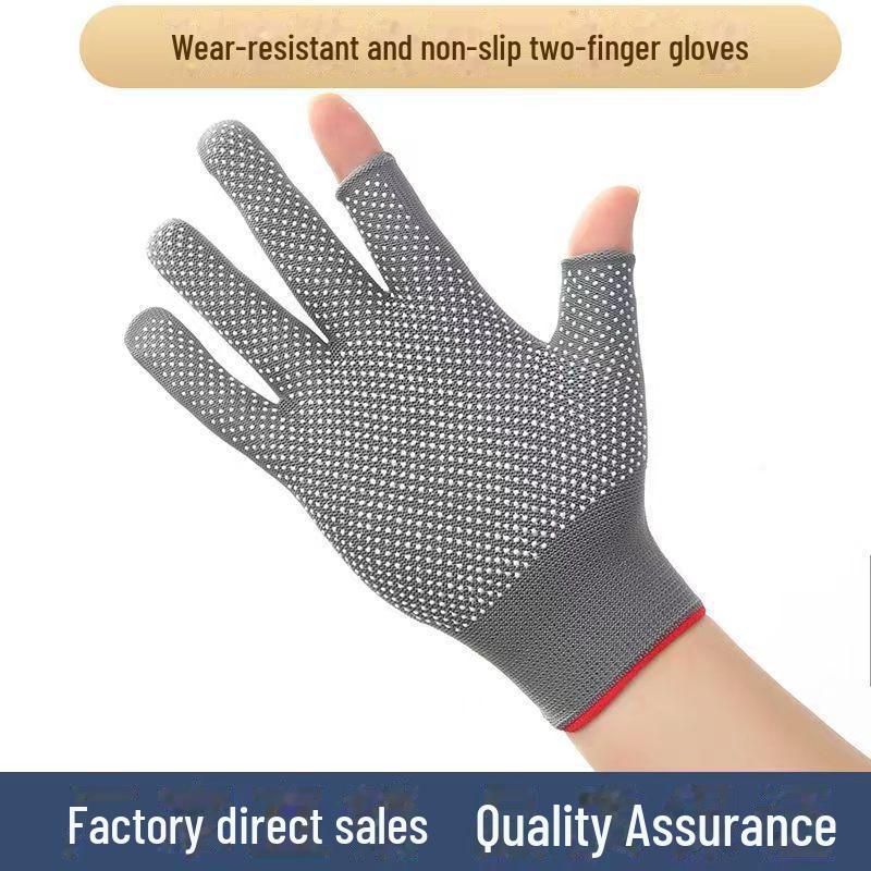 Unisex Sun Protection Gloves for Fishing, Cycling, and Driving - Two & Three Finger Half-Length Design