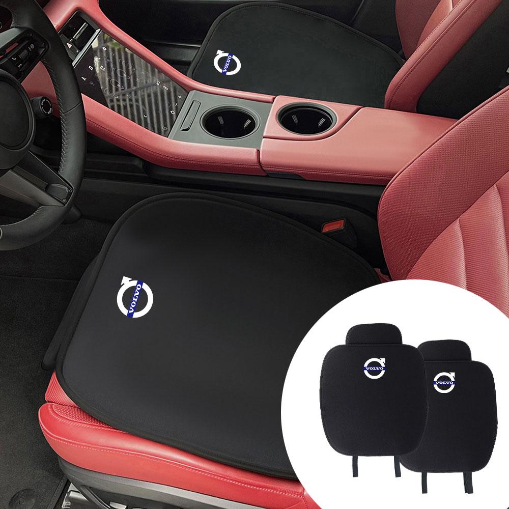 Car Seat Cushion Back Pad Auto Emblem Seat Guard Protective Mats For Volvo RDESIGN XC60 XC90 S60 S80 V40 V60 AWD V90 Accessories