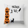 New Style Hello Halloween Print Pillow Case Polyester Festival Home Decor Fabric Sofa Pillowcase Comfortable Car Cushion Cover
