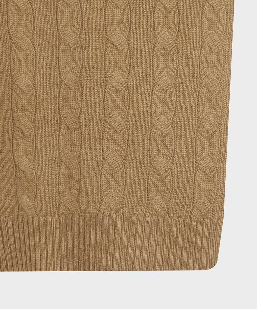 BROOKS BROTHERS Wool Cable Sweater (Beige) (Bbwrmbf401)