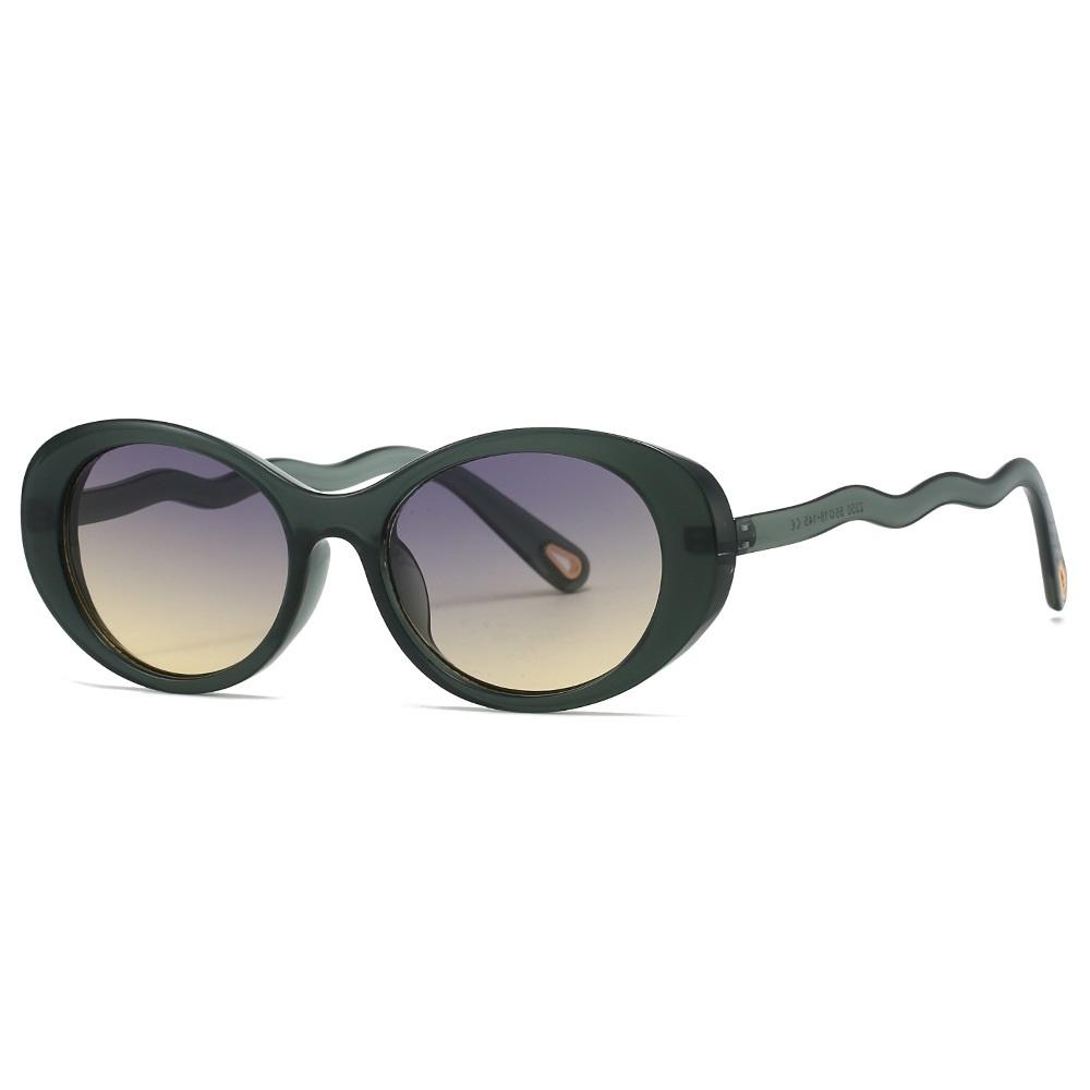 

Vintage Oval Sunglasses Pink Women Luxury Brand Designer Small Oval Sun Glasses Retro Wave Frame Fashion Men Sun Glasses Oculus