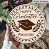 2D Flat Aluminum Graduation-Themed Wall Decor Commemorative Gift 7.87 Inches X 7.87 Inches Suitable for Cafes, Offices, Front Doors, Porches, and